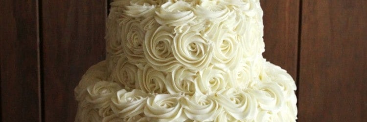 Rustic Buttercream Roses Wedding Cake Rustic Buttercream Roses Wedding Cake
