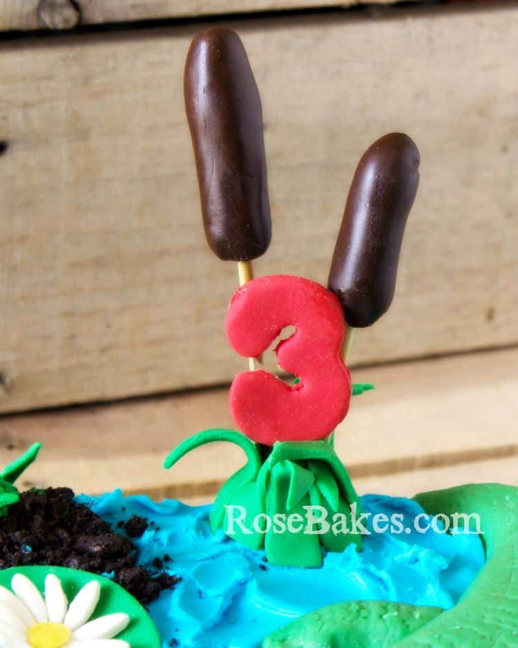 Cat tails Cake Topper