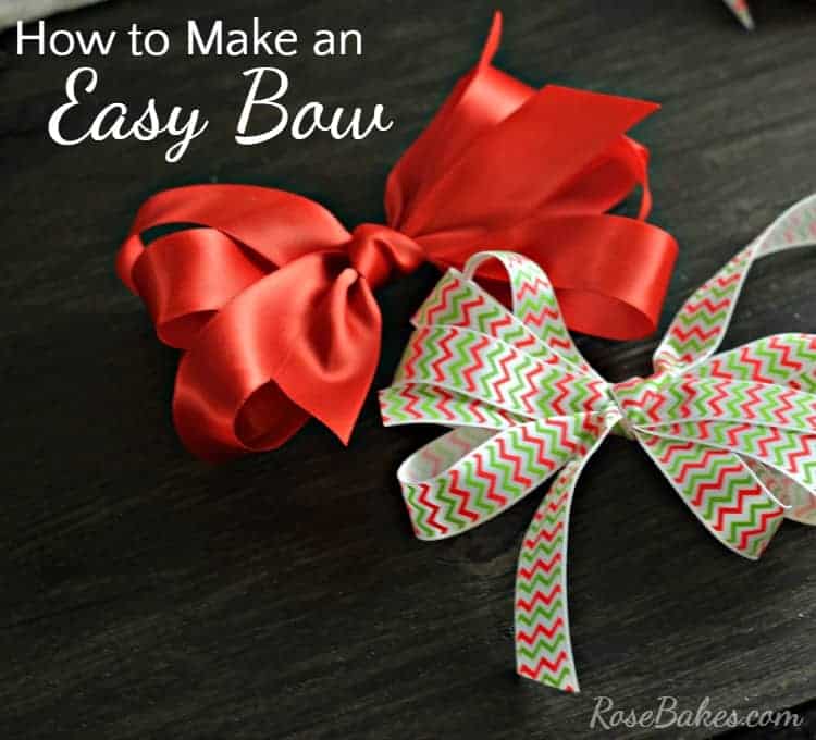 diy ribbon bow tie for gift wrapping  Christmas bows diy, Bows diy ribbon,  Homemade bows