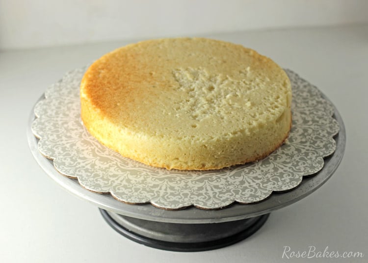 Red Velvet Strawberry Shortcake Cake with Cream Cheese Buttercream | RoseBakes.com