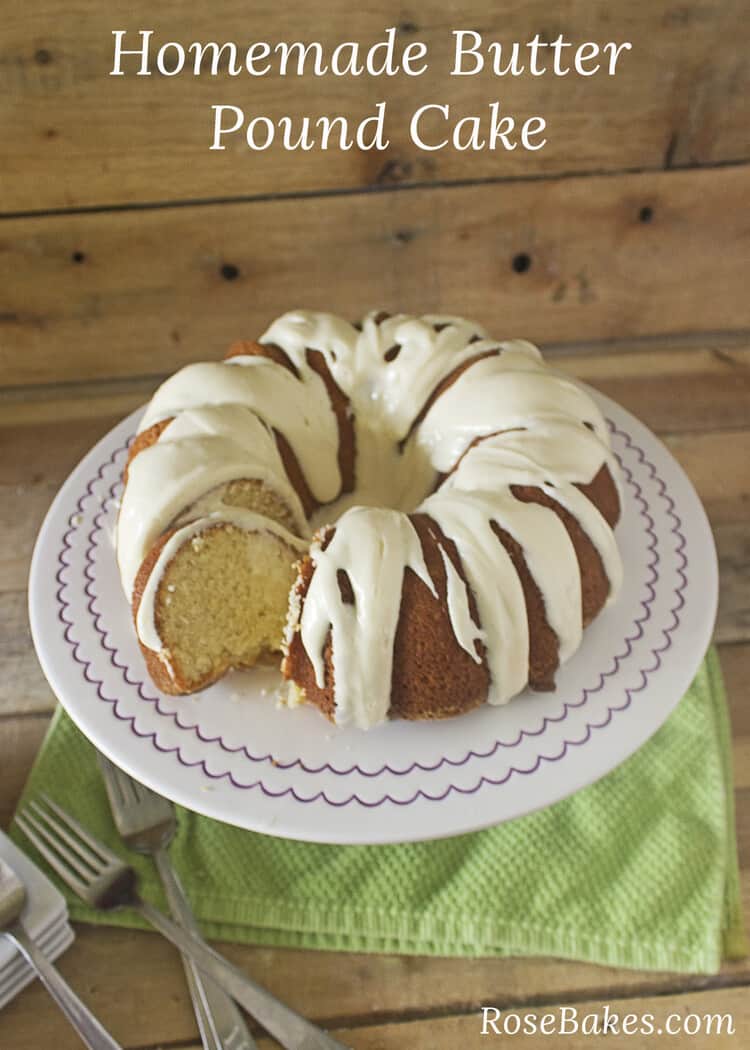 Homemade Butter Pound Cake