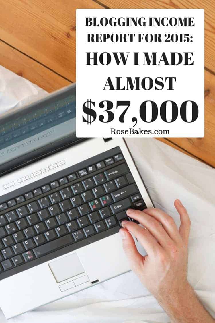 How I Earned Almost How I Made Almost $37,000 Blogging in 2015.------------------------------ (1)