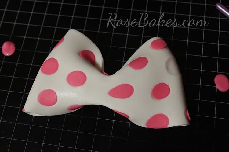 How to Make Polka Dot Bow 14