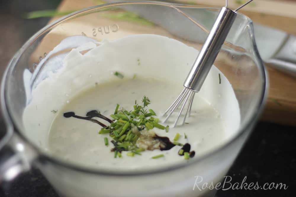 Add Fresh Herbs, Garlic, Salt, etc.