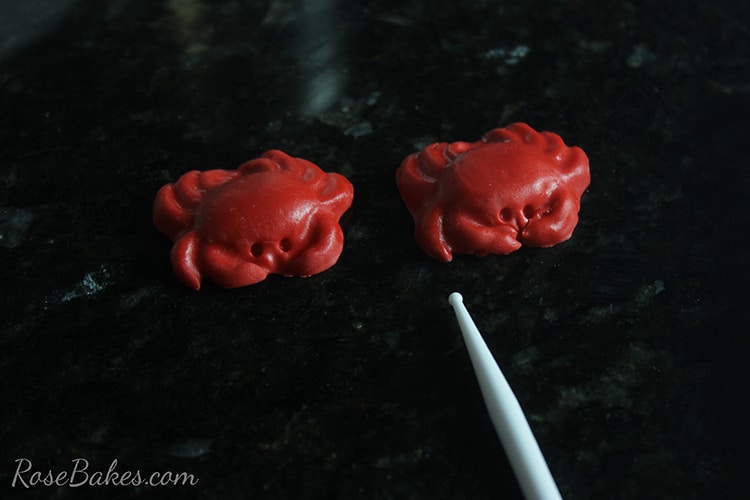 Make eye holes with ball tool