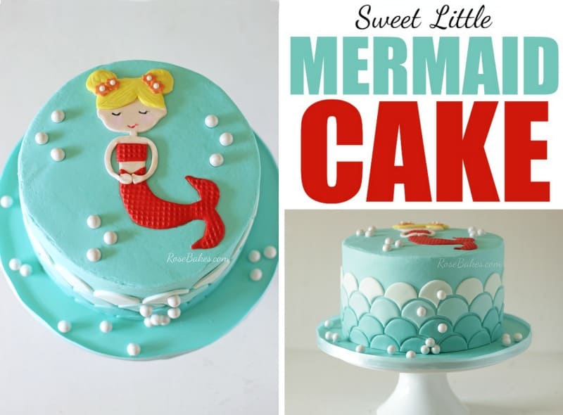 Mermaid Cake by RoseBakes