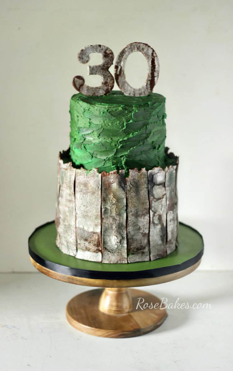 Tree Bark Man Cake