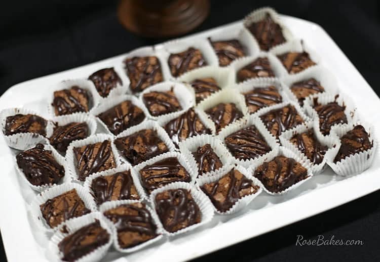 mini brownie bites