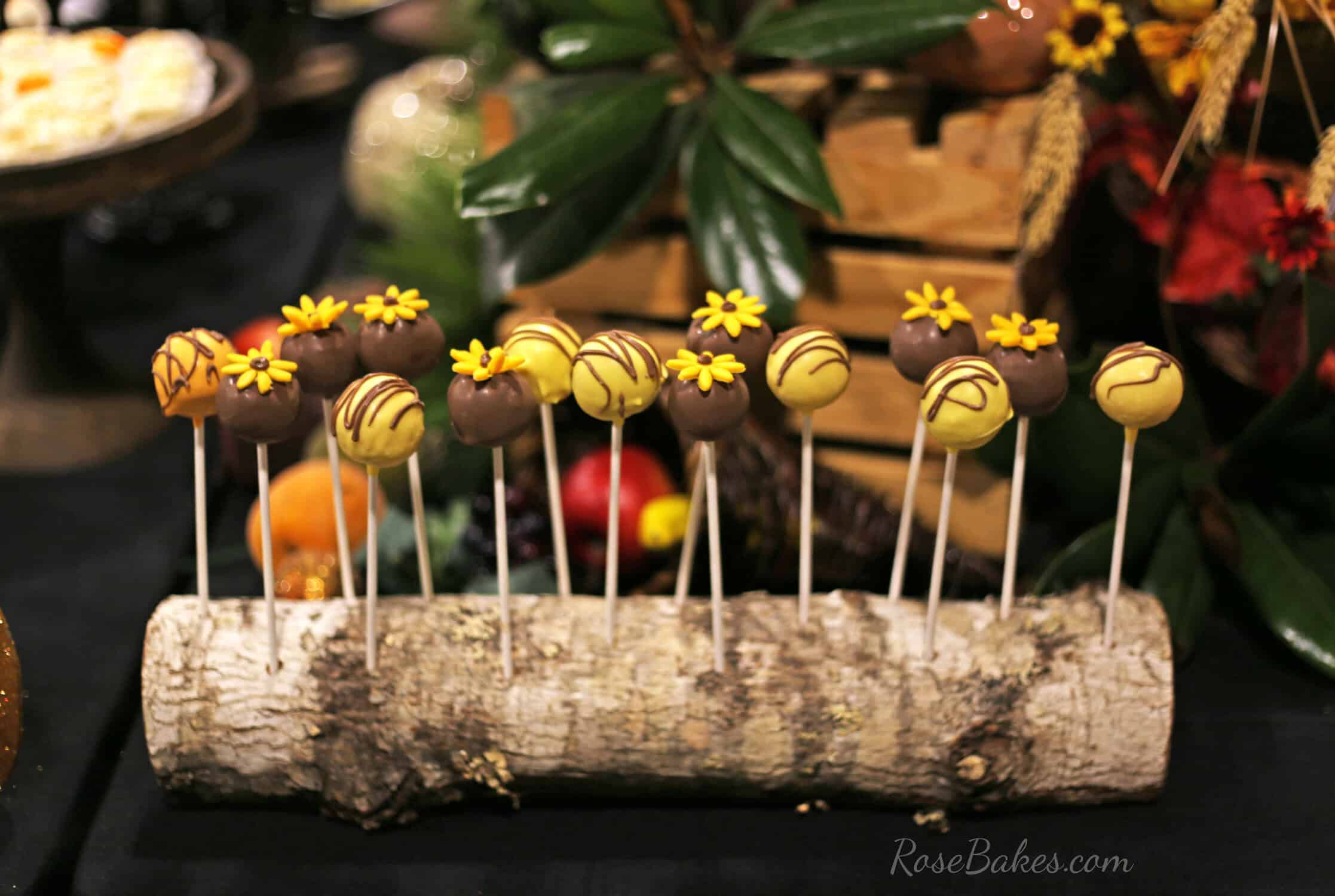fall cake pops