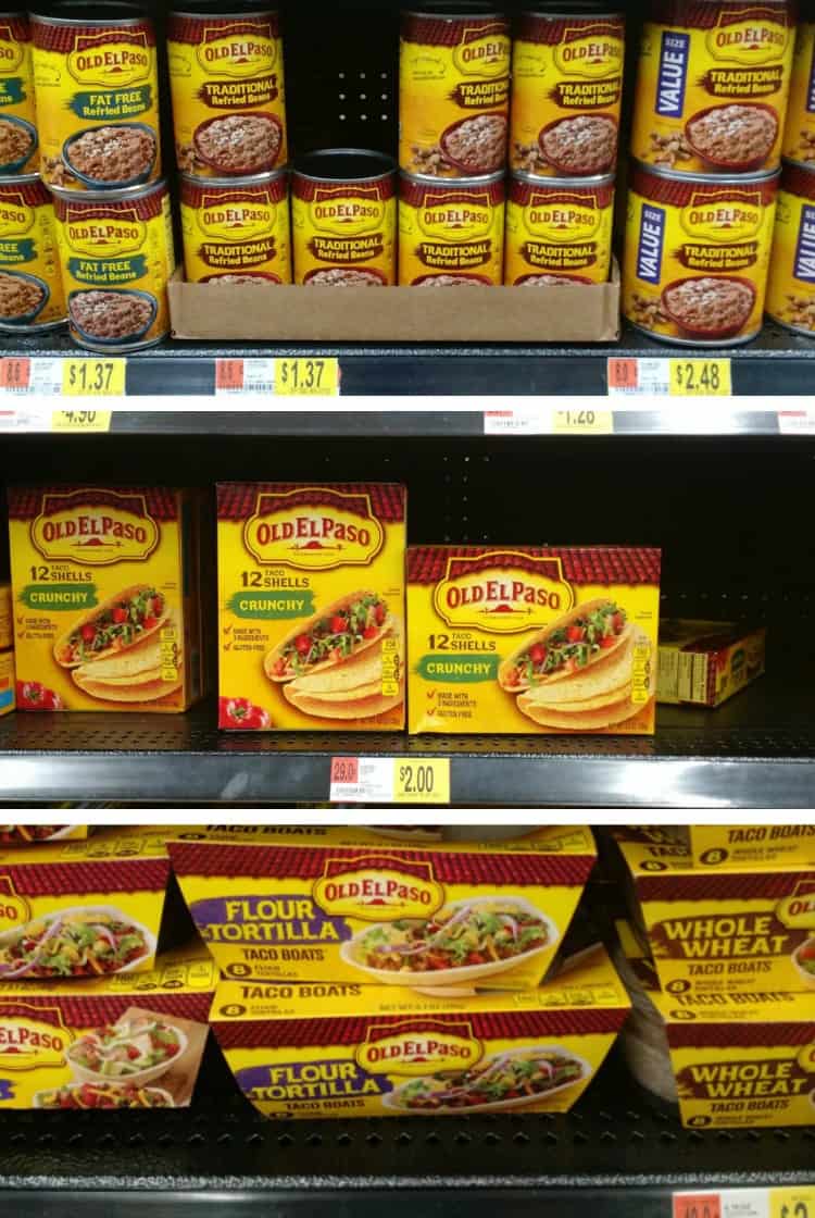 Old El Paso Products in Walmart