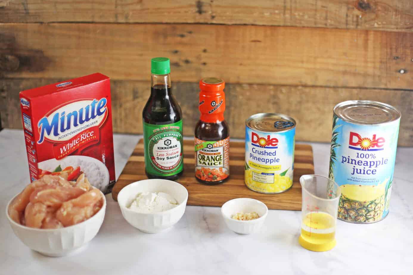 pineapple chicken recipe ingredients