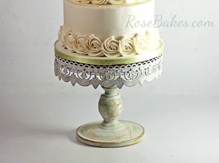 Decorative Cake Stand Rose Bakes