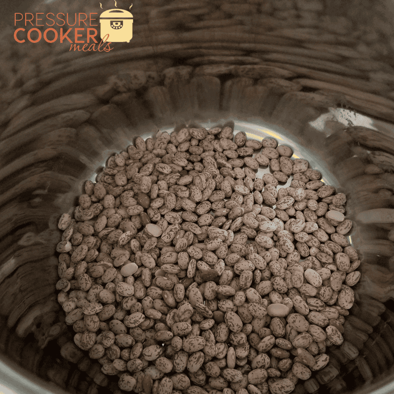 Instant Pot Pinto Beans are the perfect easy way to make your favorite dry bean fast! This recipe is done in an hour and a great addition to any meal!