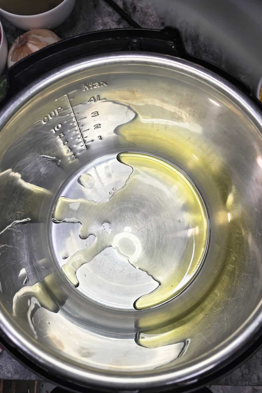 olive oil in instant pot