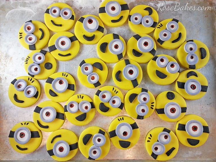 Minion Cupcake Toppers