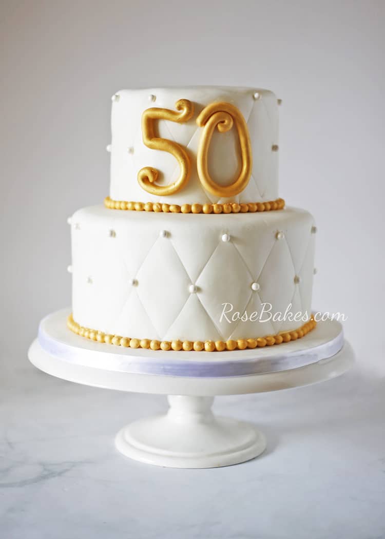 50th Anniversary Cake | Rose Bakes