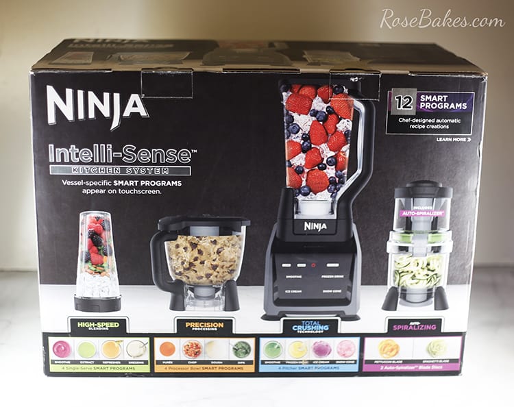 Ninja Intelli Sense Kitchen System With Auto Spiralizer Rose Bakes