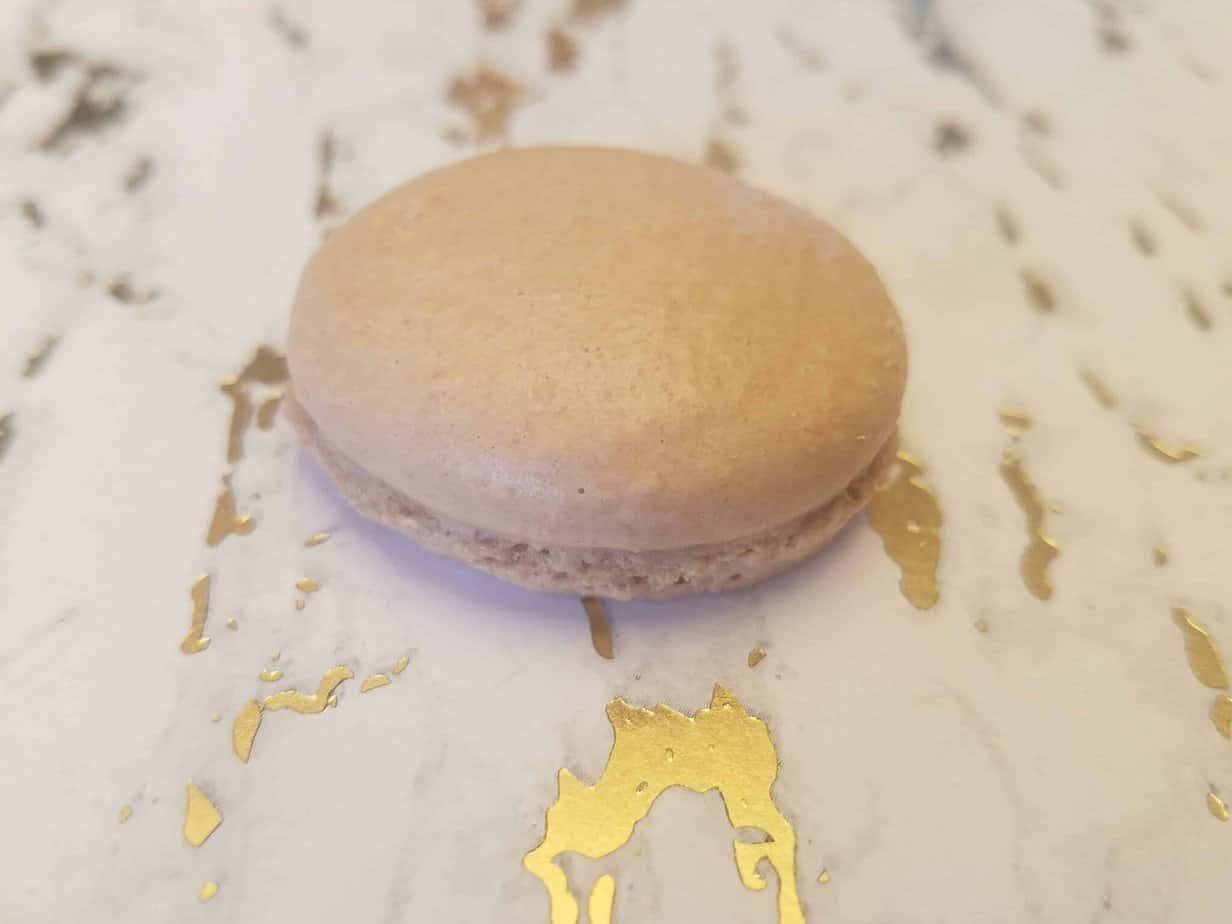 baked macaron shell