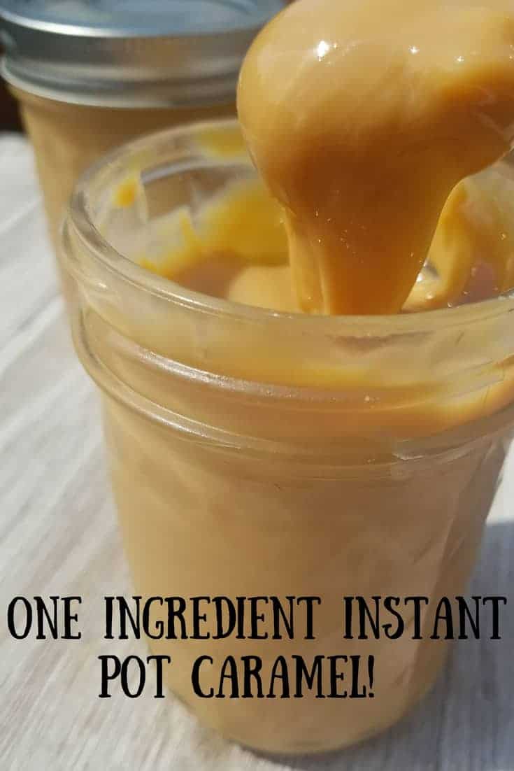 Instant Pot One Ingredient Caramel