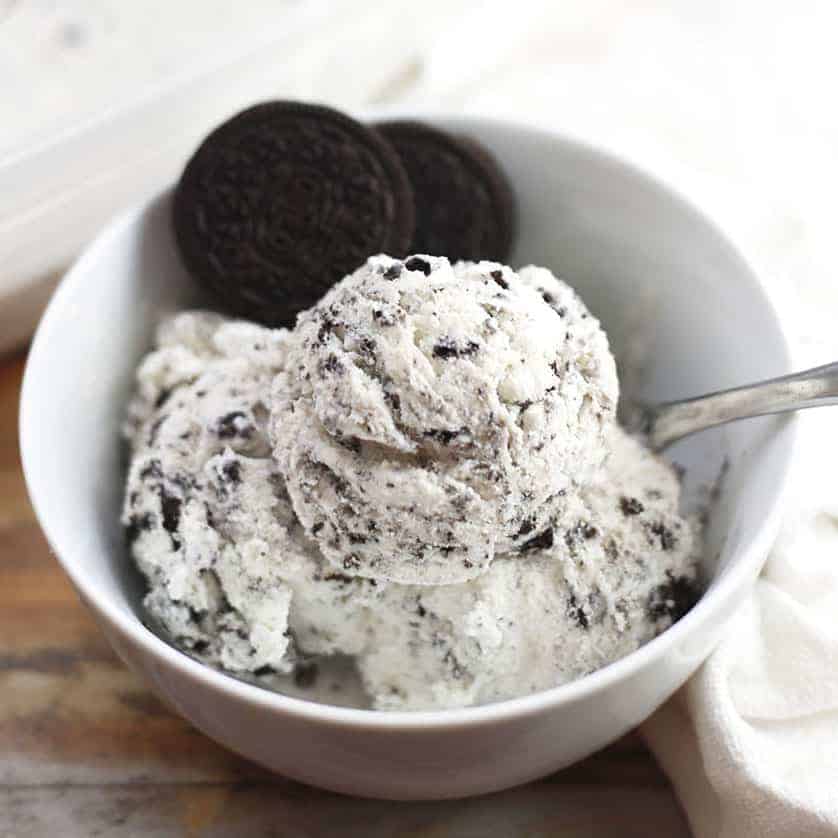 Delicious Homemade Oreo Ice Cream The Trellis