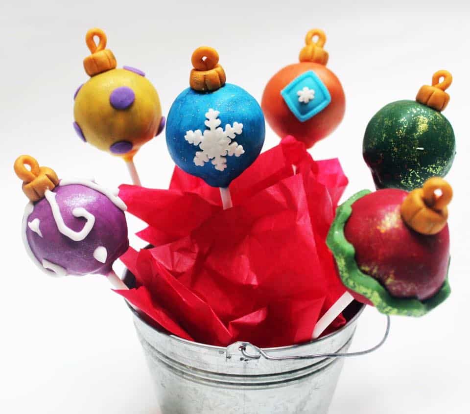 Christmas Ornament Cake Pops