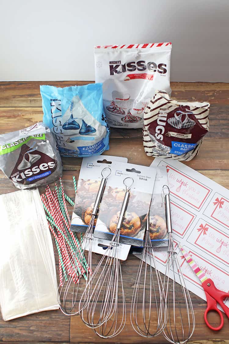 Supplies needed for We Whisk You a Merry Christmas Gift Idea