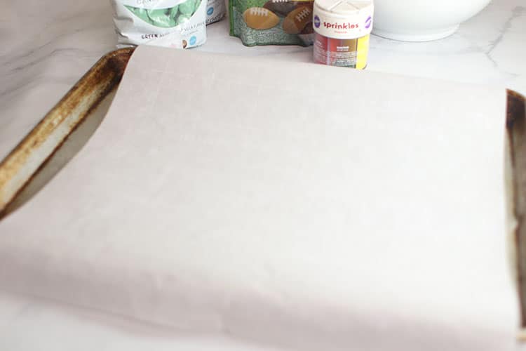 Put Parchment on Cookie Sheet Rose Bakes