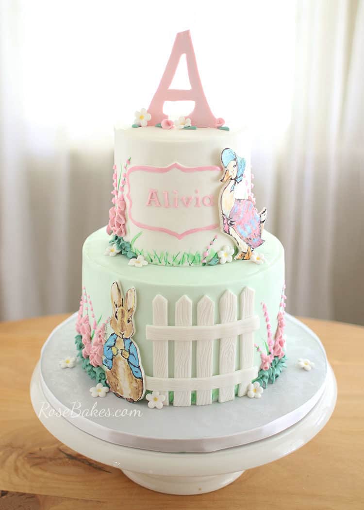 Peter Rabbit 1st Birthday Cake from Art Eats Bakery... | Peter rabbit cake,  Bunny birthday cake, Boys 1st birthday cake