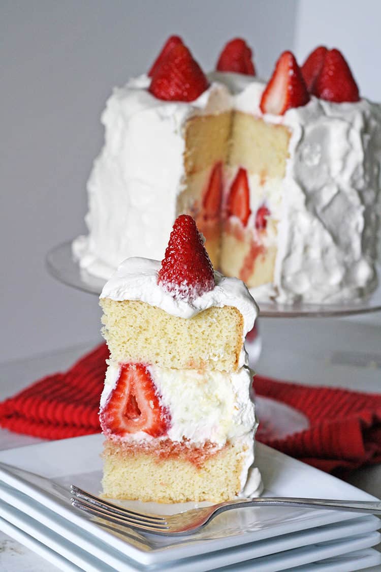 strawberry shortcake cake