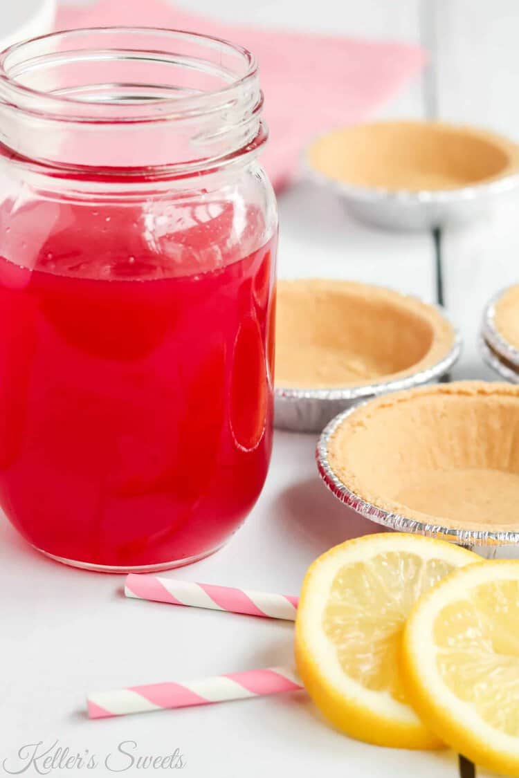 frozen lemonade pie ingredients mixed in large mixing bowl