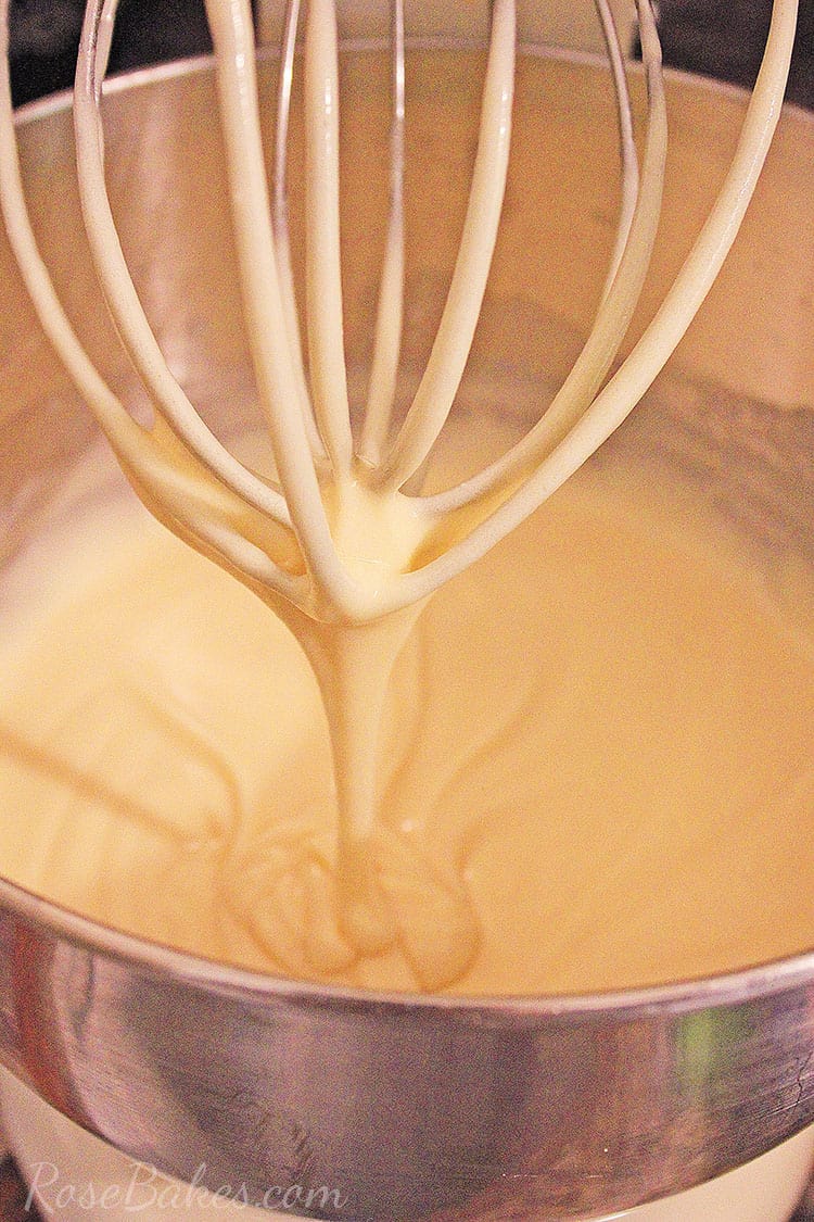 OREO Maple Creme Cupcake batter in a mixer bowl