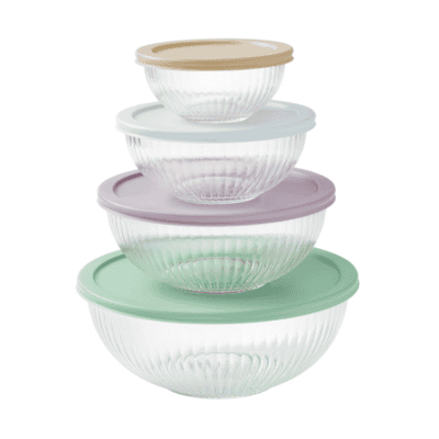glass mixing bowls