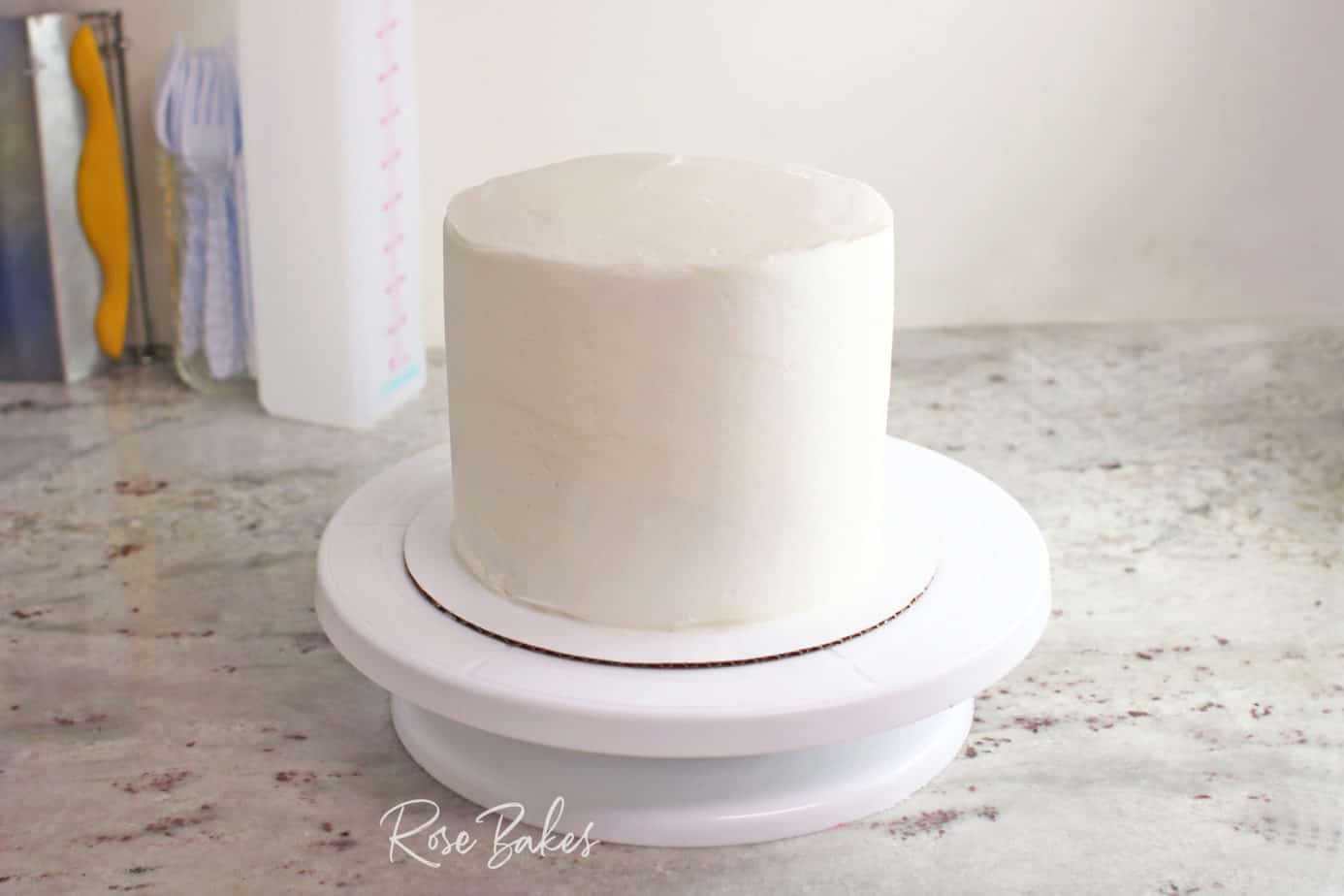 How to Make a Drip Cake with Canned Frosting SO Easy! Rose Bakes
