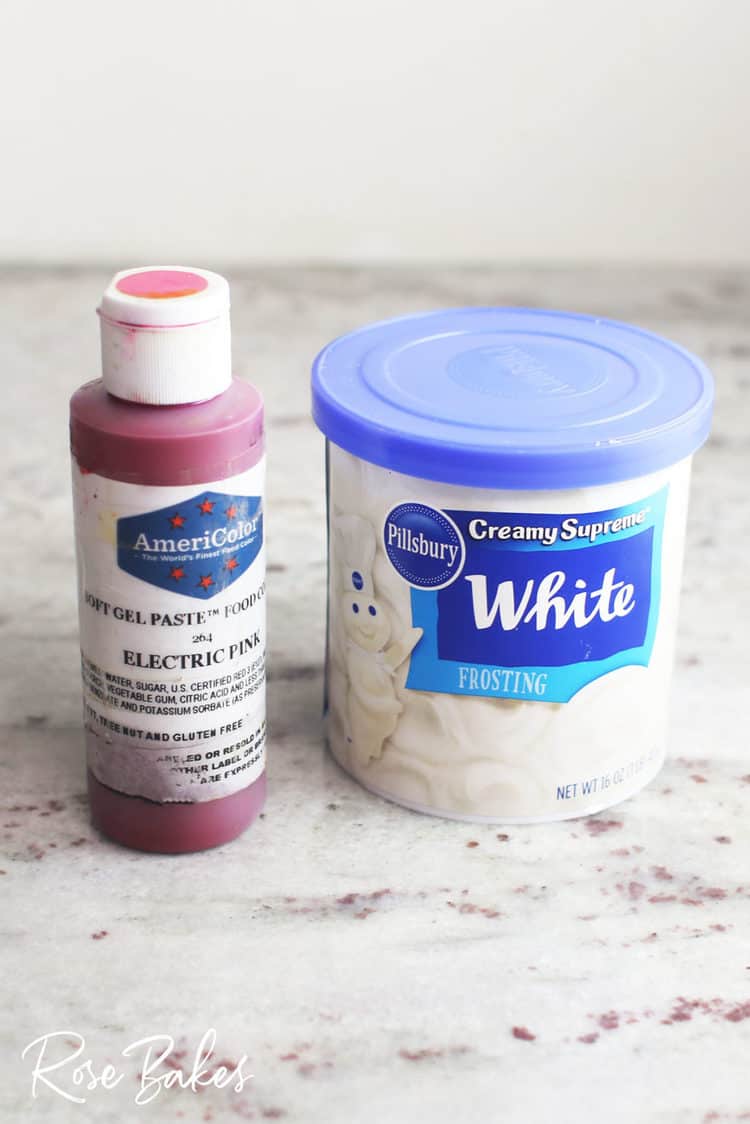 How to Make a Drip Cake with Canned Frosting SO Easy! Rose Bakes