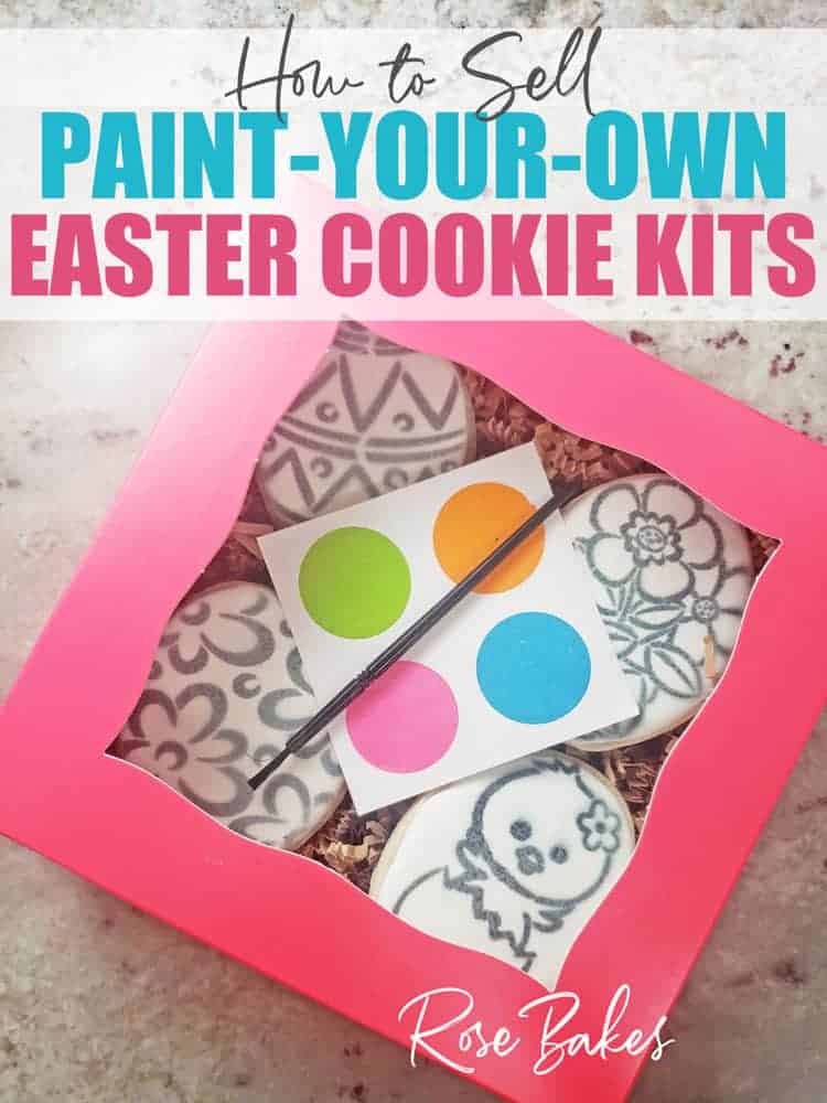 How to Sell Paint Your Own (PYO) Cookie Sets No Cookie Decorating Required! Rose Bakes