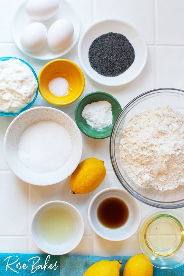 Lemon Poppyseed Loaf dry ingredients