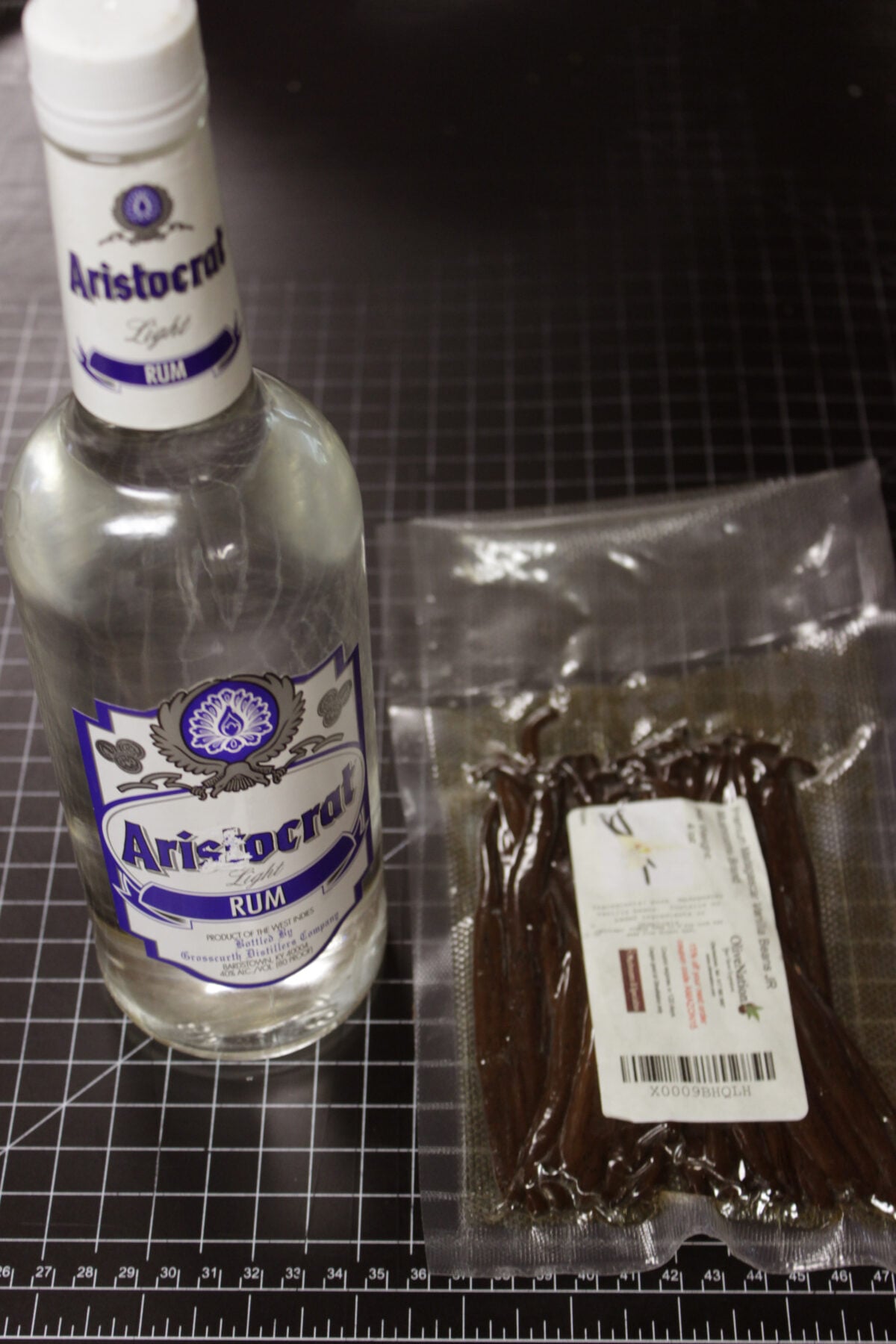 ingredients for vanilla extract
