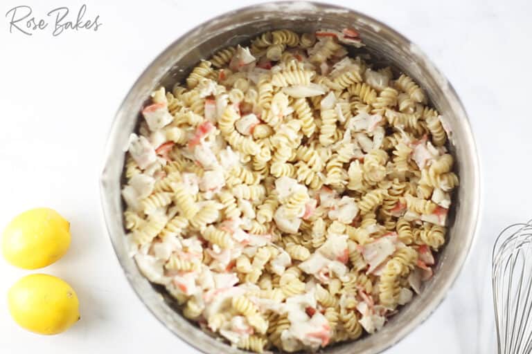 The Best Imitation Crab Pasta Salad