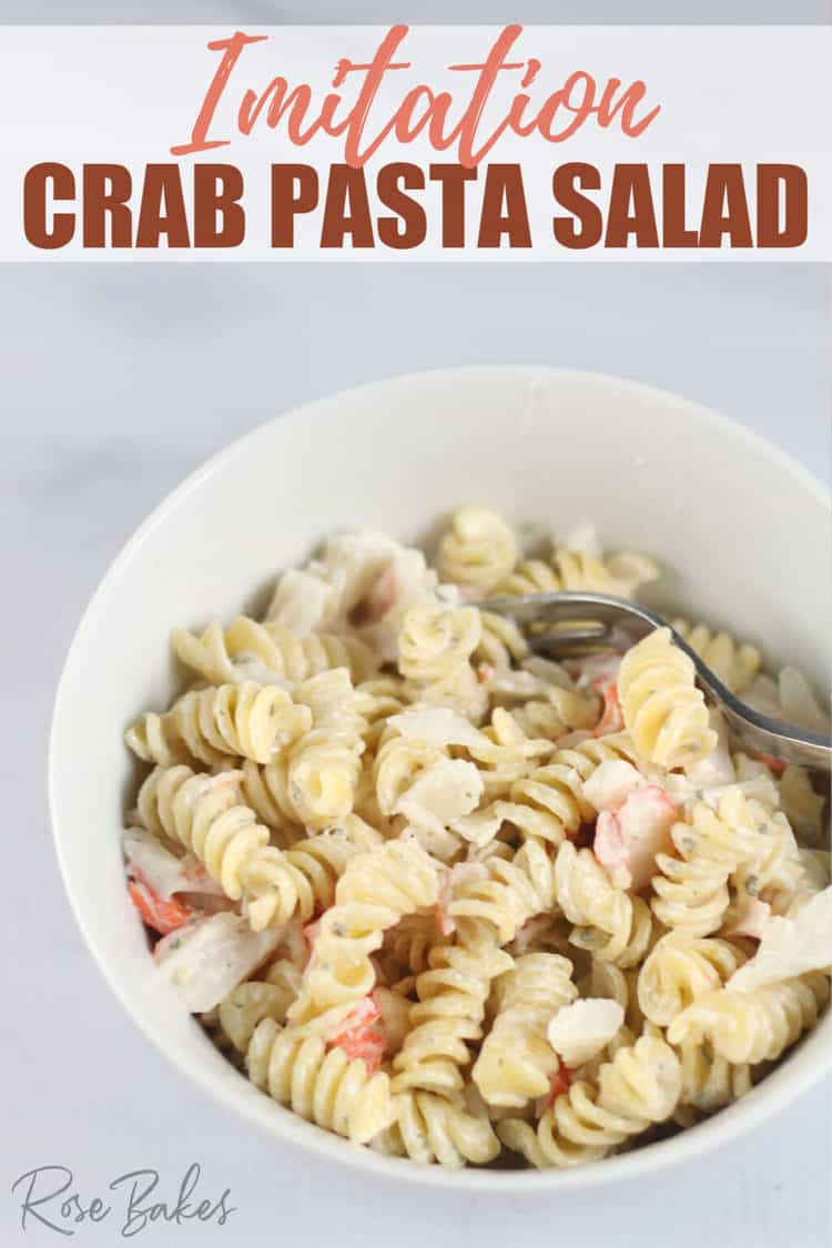 The Best Imitation Crab Pasta Salad