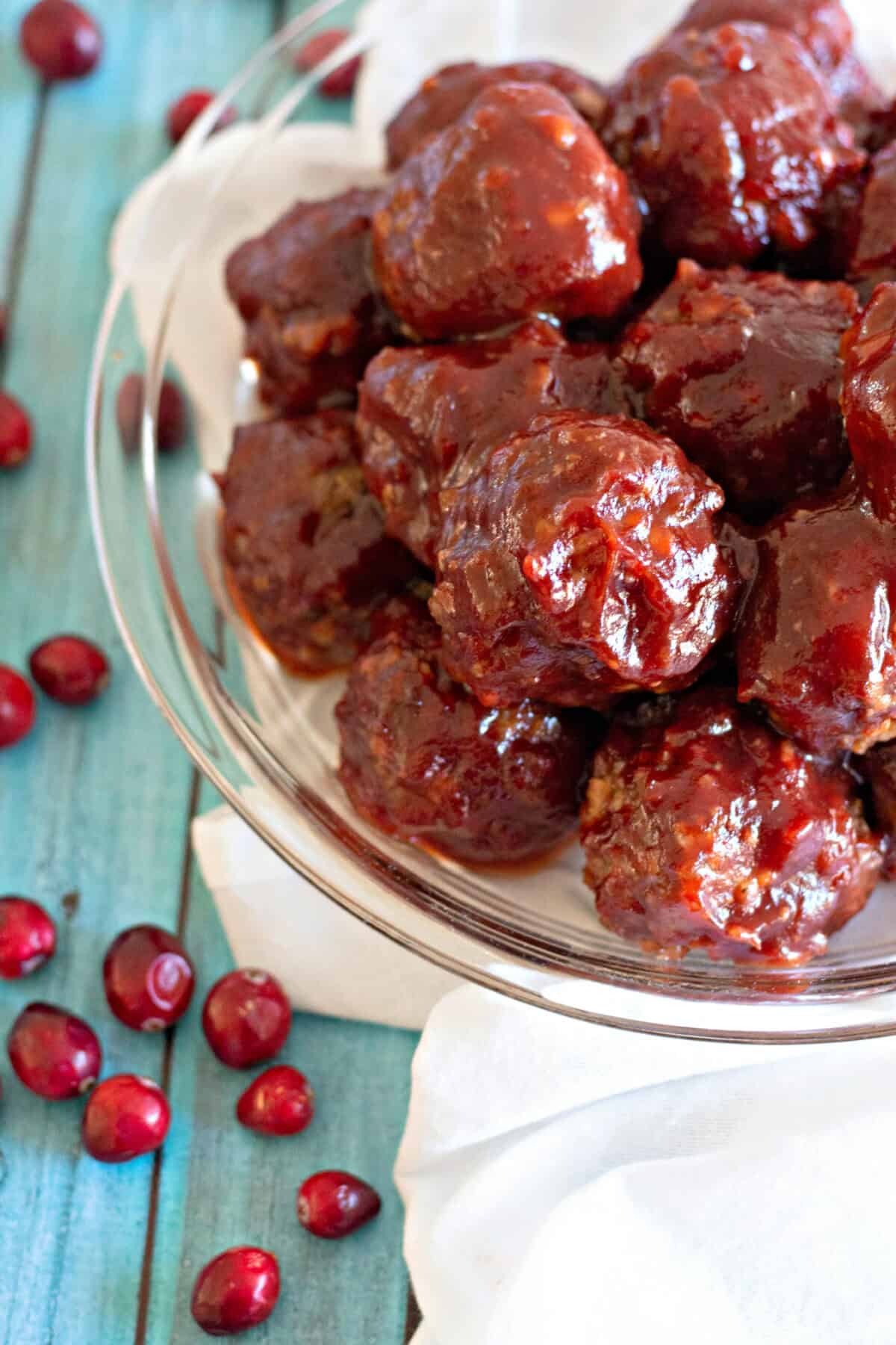 cranberry bbq meatballs
