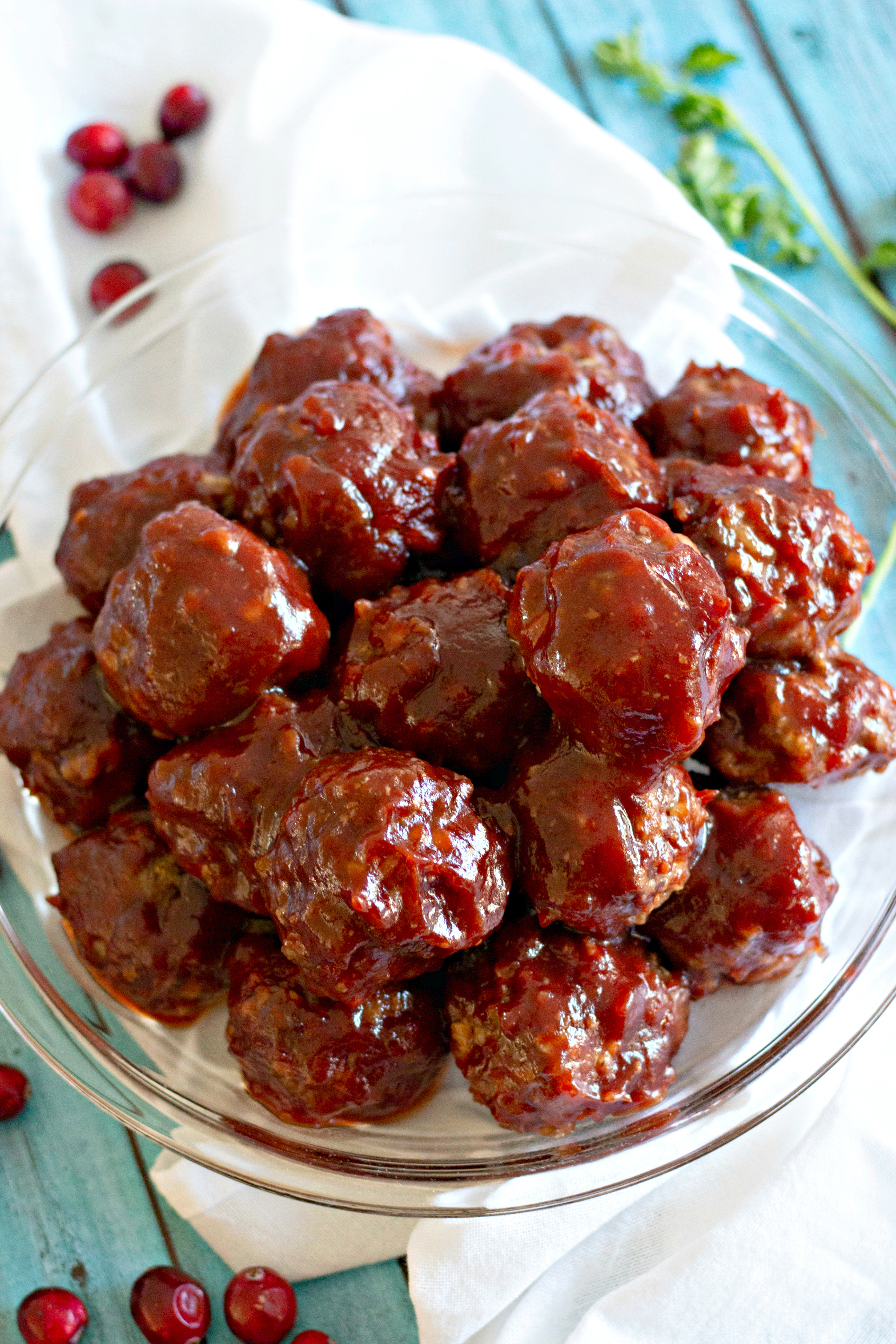 cranberry bbq meatballs