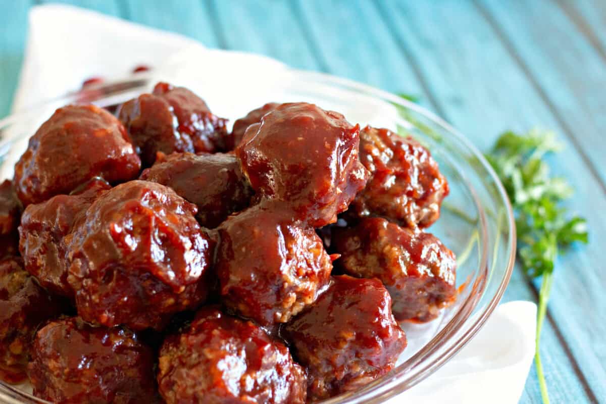 cranberry bbq meatballs