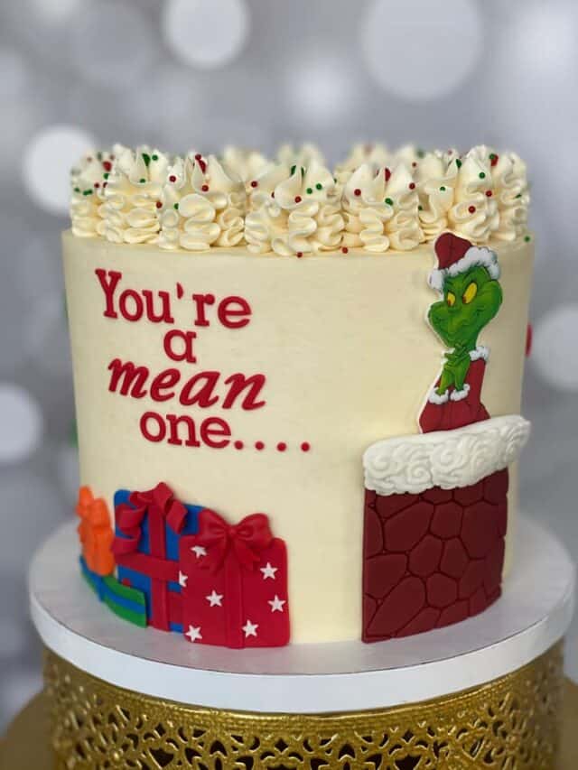 10 Best Grinch Cakes For Christmas Details For How To Make An Easy 