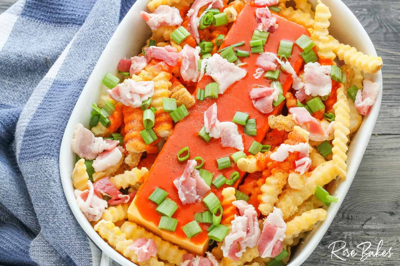 sprinkle raw bacon over top of above