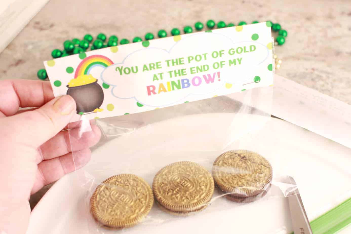 St. Patrick's Day Treat Bag Toppers