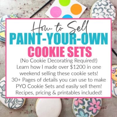 how to sell paint your own cookies ebook cover