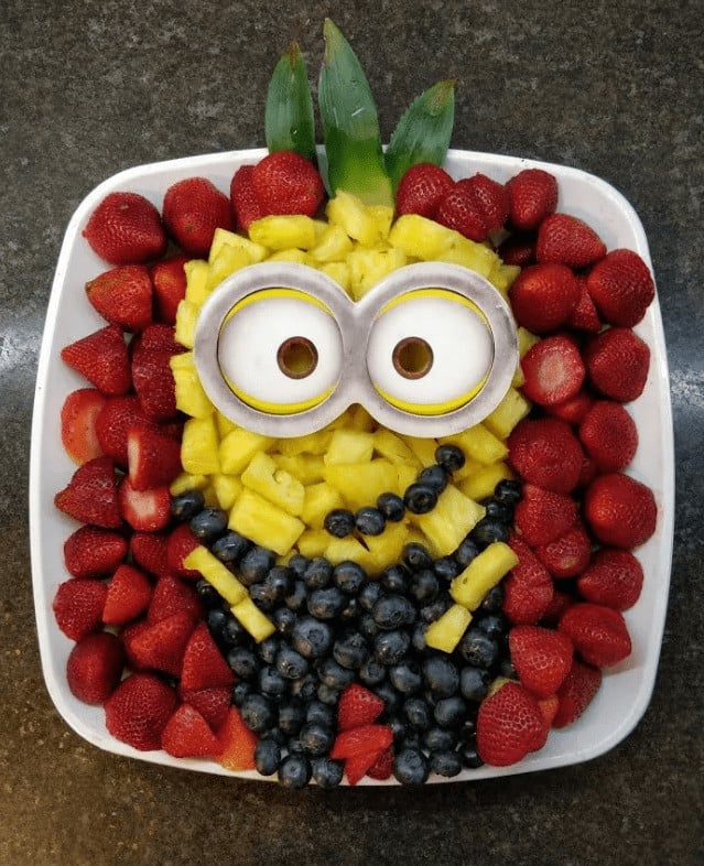 minion fruit designed bowl