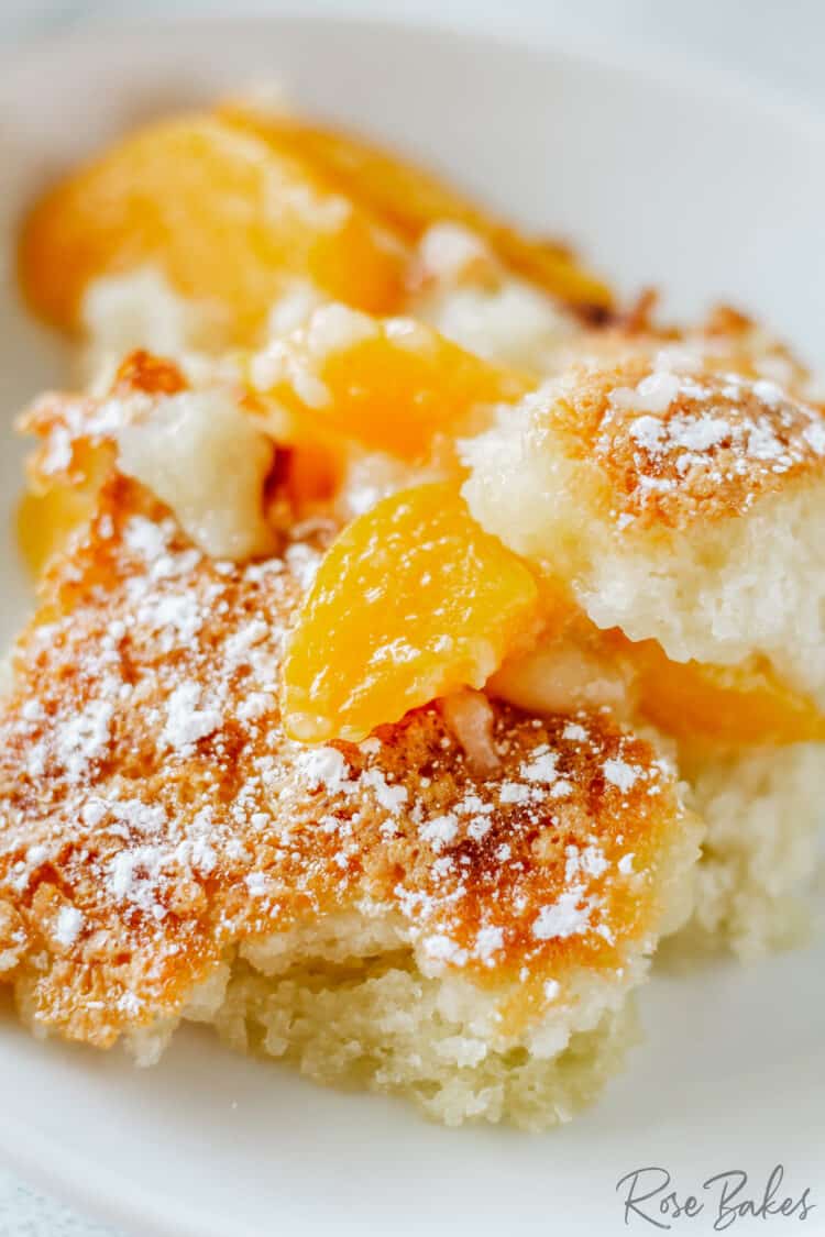 peach cobbler