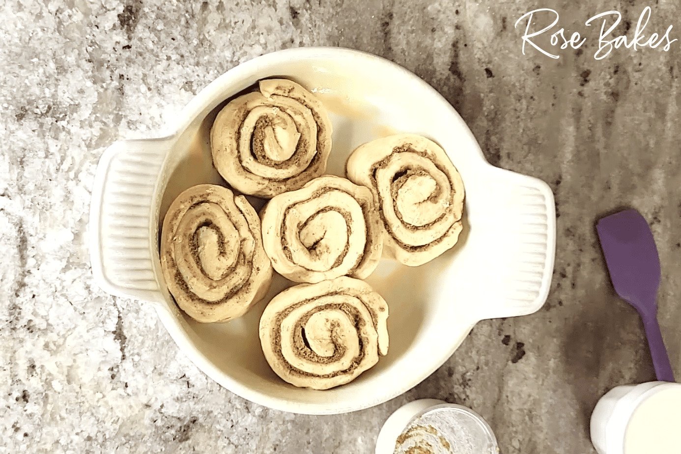 Cinnamon Rolls added to the dish
