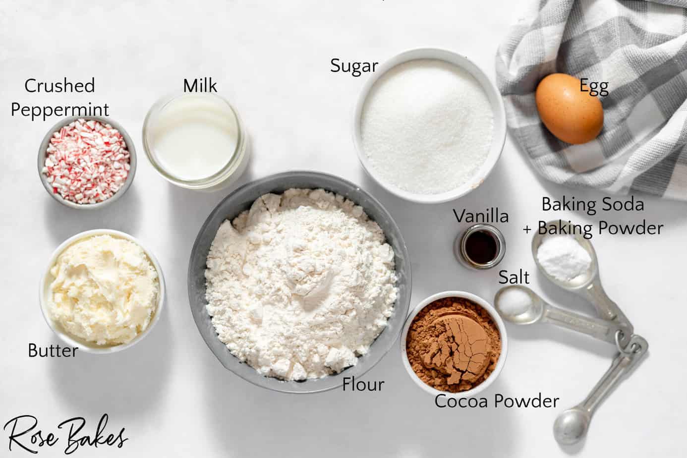 ingredients in bowls with text next to each item.